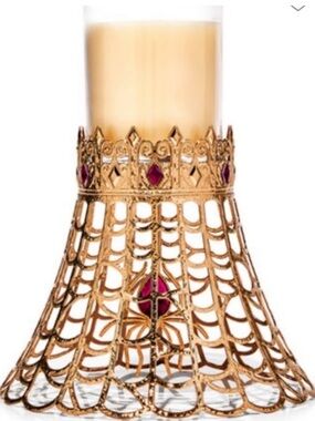 Bath & Body Works Gold Decorative Round Tray